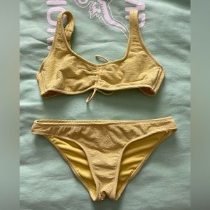 Yellow bikini matching set from target
